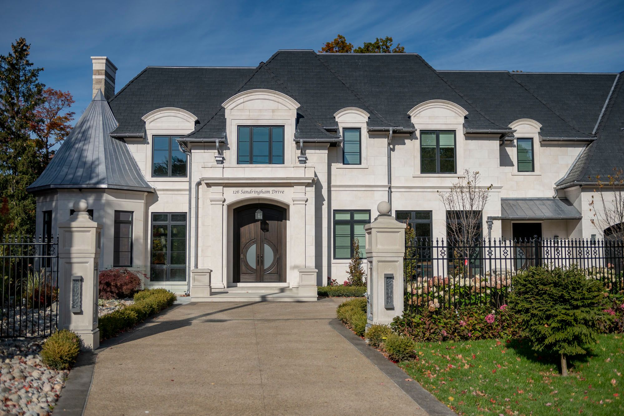 126 SANDRINGHAM DRIVE — Architectural Stone Elevation