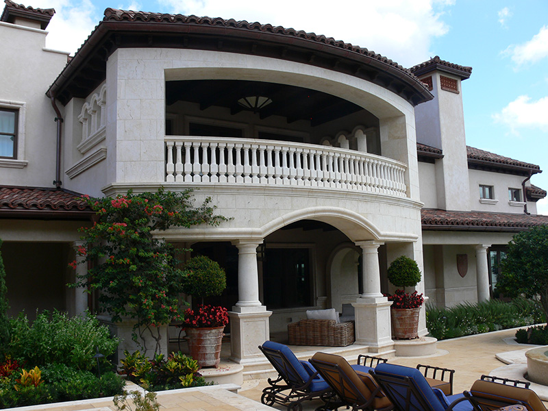 Villa Sheetz — Architectural Stone Elevation